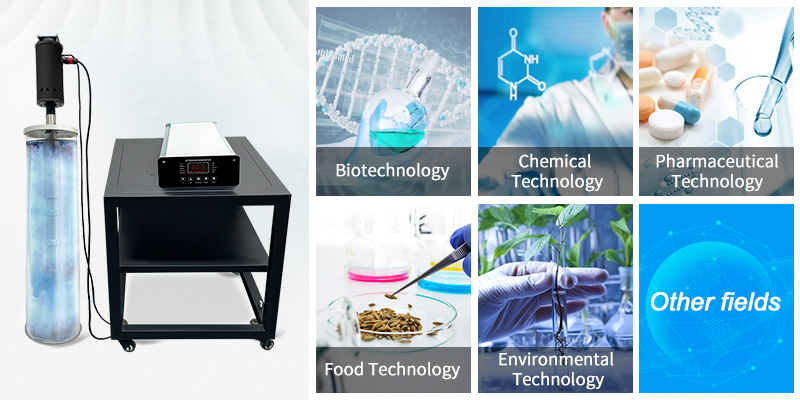 Quais são as vantagens da utilização de ultrassons para extrair proteínas em comparação com as técnicas tradicionais?